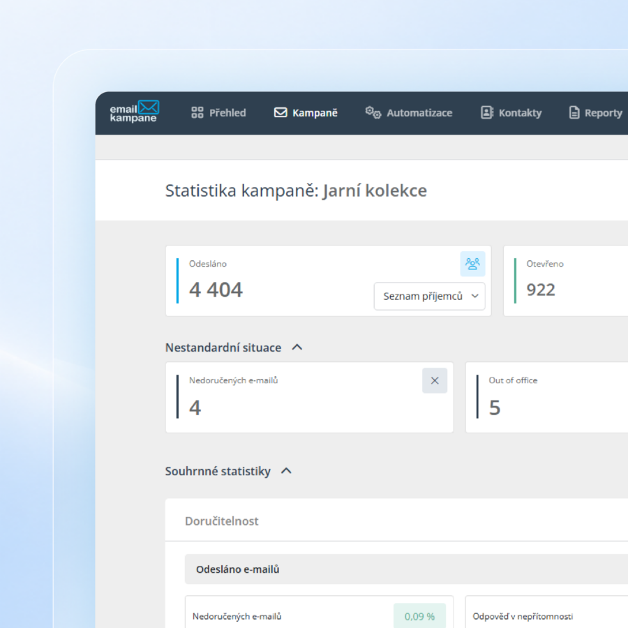 emailkampane report