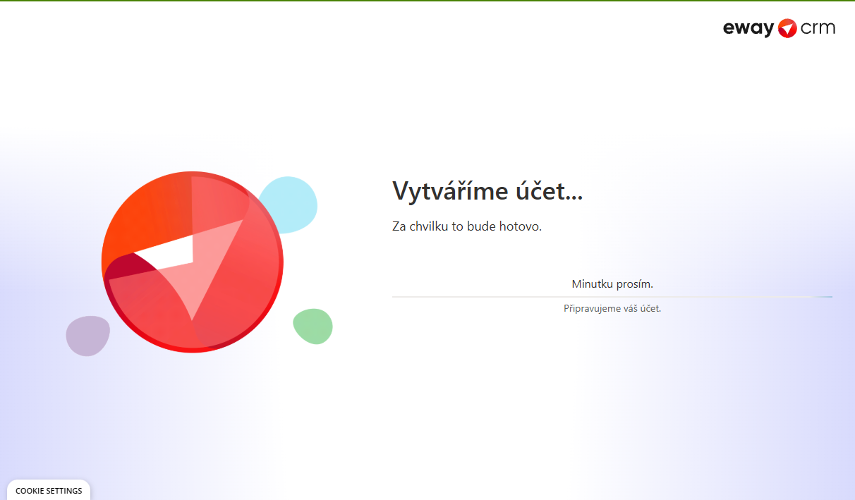 Průběh registrace