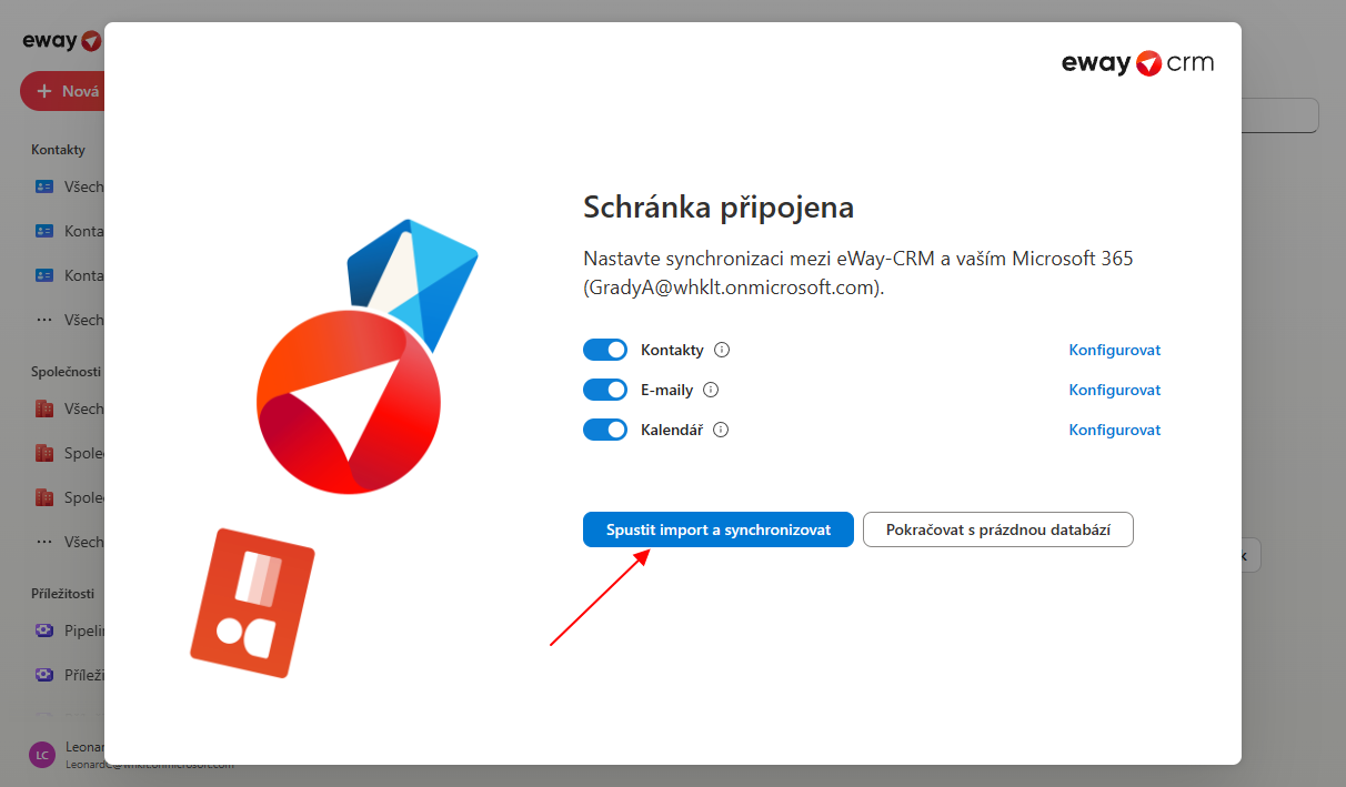 Importovat data z Microsoft 365