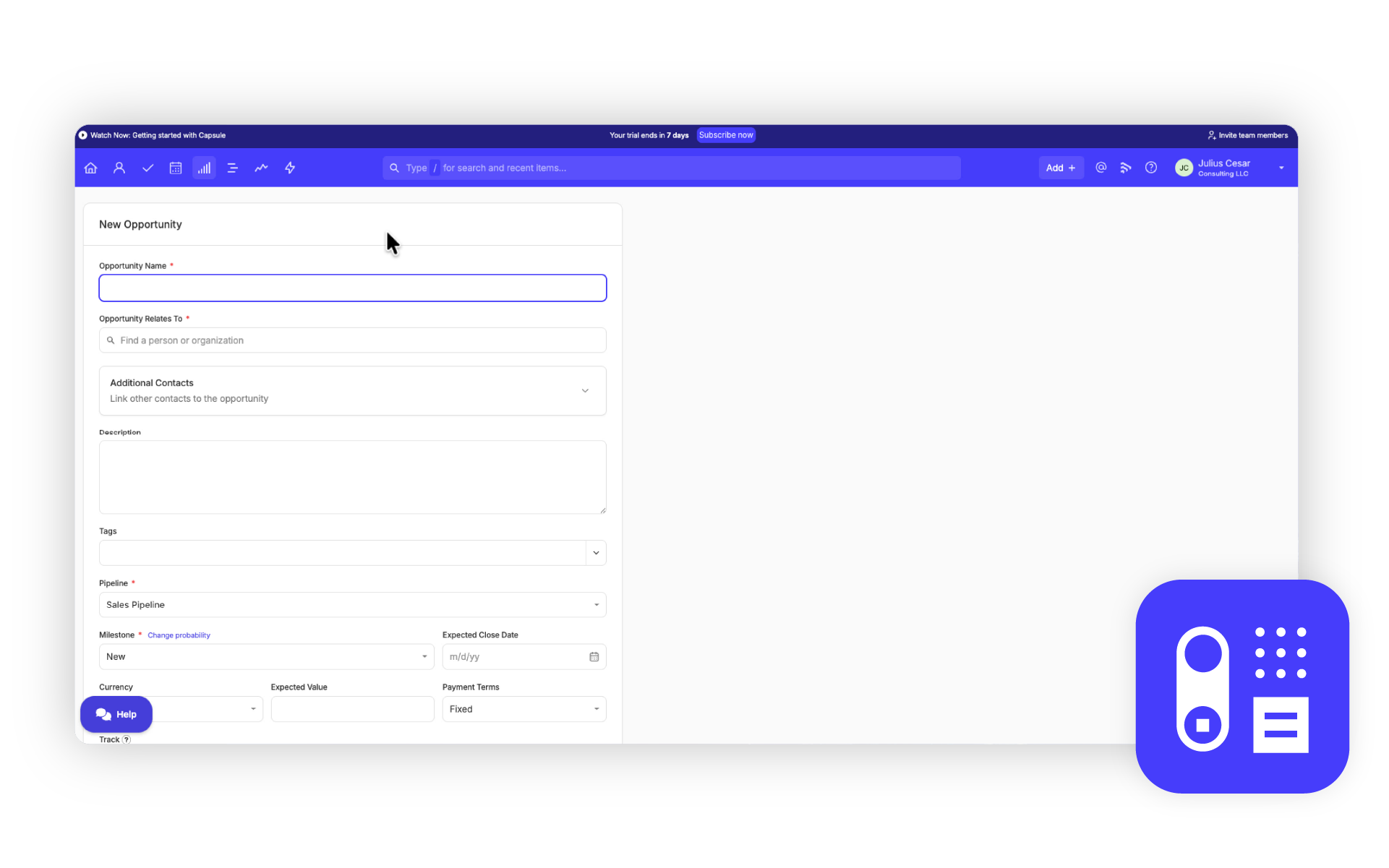 Capsule CRM